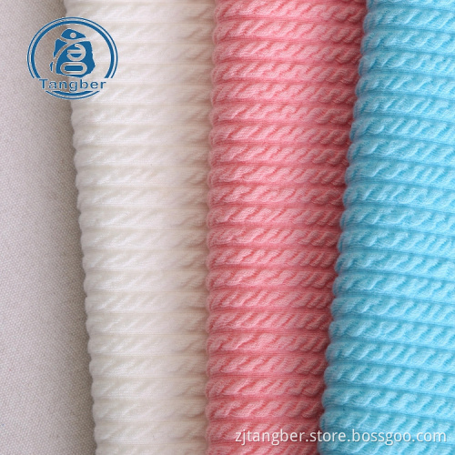 polyester jacquard bubbelbundet supermjukt fleece tyg